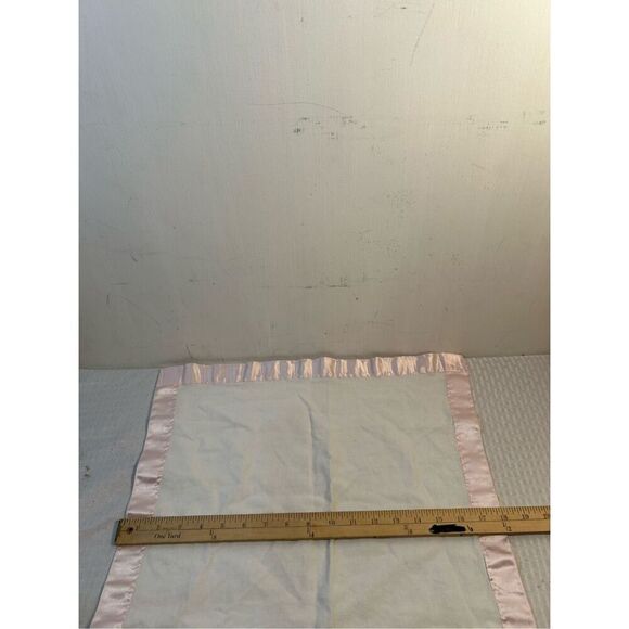 My blanket Blankie pink silk trim 18x19” - Picture 4 of 6